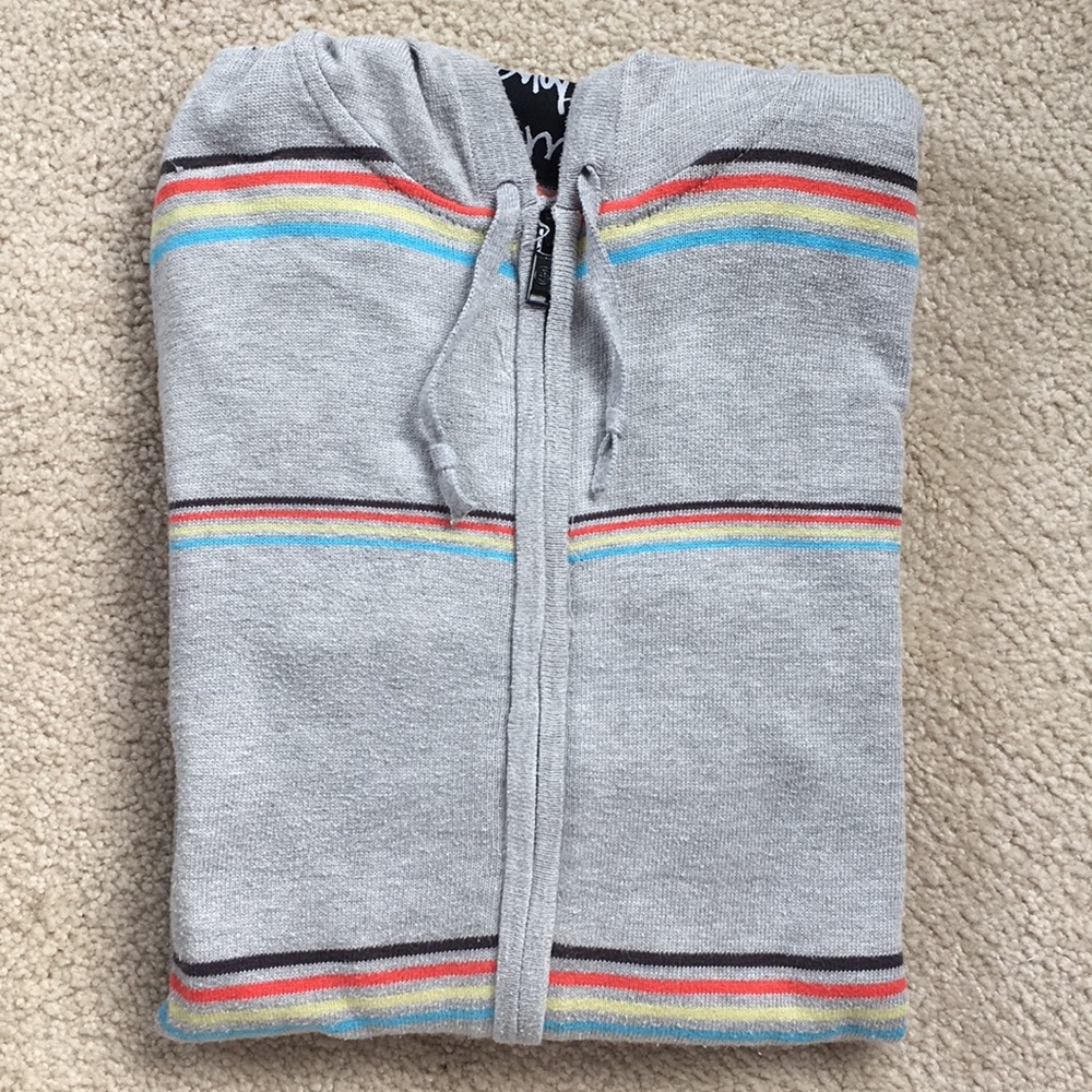 🎉HP🎉 Men’s Multicolor Striped Sweater Hoodie